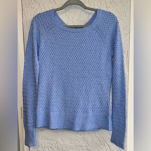American Eagle Outfitters Blue Crew Neck Sweater